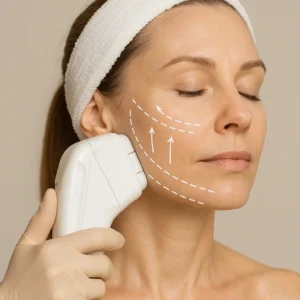 Woman having HI-FU to reduce wrinkles call LA LIPO Greater London (Hounslow) Now!