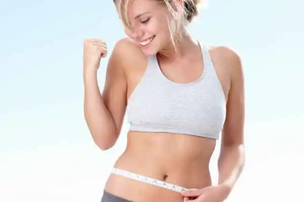 woman happy after fat reduction treatment Greater London (Hounslow)