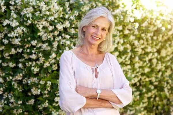 Older woman happy with urinary incontinence treatment Greater London (Hounslow)