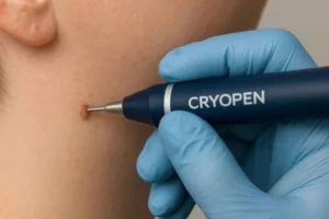 Person receiving skin tag removal Greater London (Hounslow)