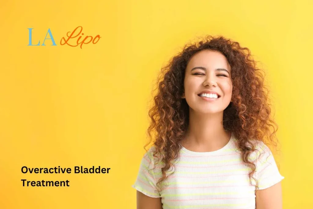 woman smiling about overactive bladder treatment Greater London (Hounslow) solutions